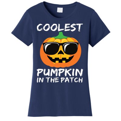 Kids Coolest Pumpkin In The Patch Halloween Boy Girls Teens Women's T-Shirt