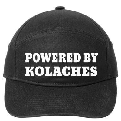 Kolache Czech Powered By Kolaches 7-Panel Snapback Hat