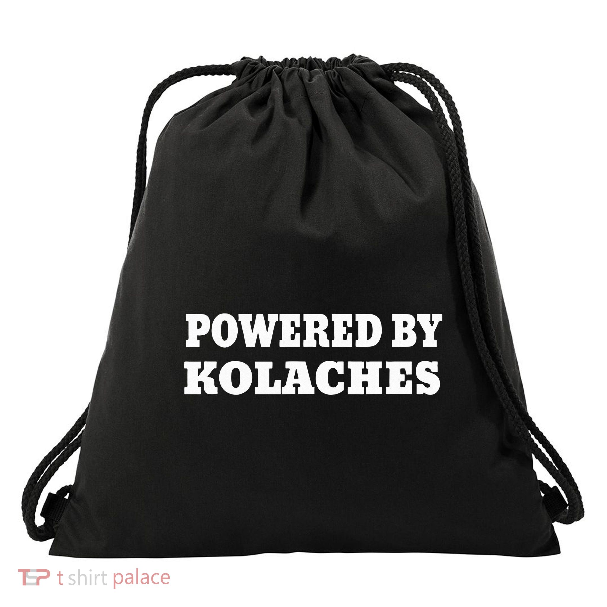 Kolache Czech Powered By Kolaches Drawstring Bag