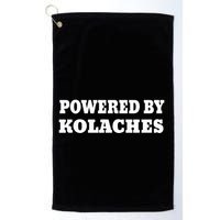 Kolache Czech Powered By Kolaches Golf Towel