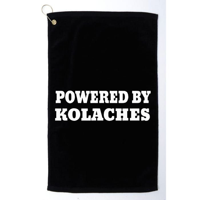 Kolache Czech Powered By Kolaches Golf Towel