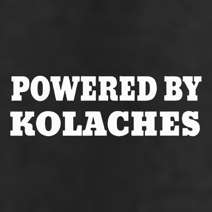 Kolache Czech Powered By Kolaches Golf Towel