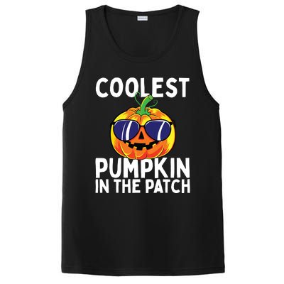 Kids Coolest Pumpkin In The Patch Halloween Boy Girls Teens PosiCharge Competitor Tank