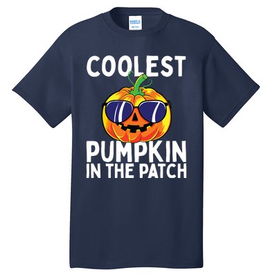 Kids Coolest Pumpkin In The Patch Halloween Boy Girls Teens Tall T-Shirt