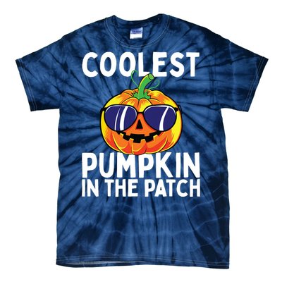 Kids Coolest Pumpkin In The Patch Halloween Boy Girls Teens Tie-Dye T-Shirt