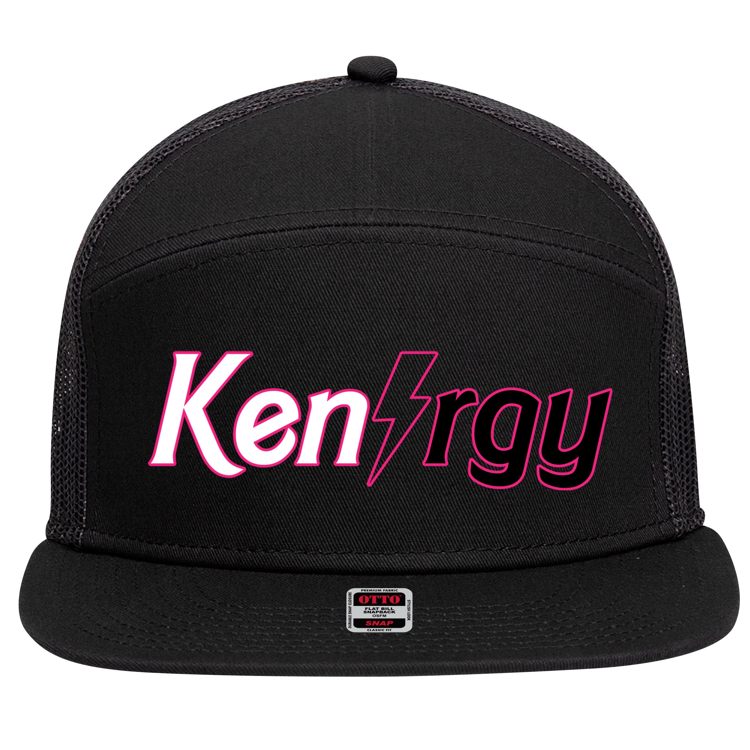Kenergy Cute Pinky I Am Keough Funny 7 Panel Mesh Trucker Snapback Hat