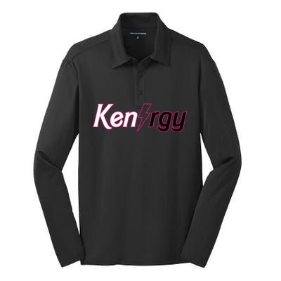 Kenergy Cute Pinky I Am Keough Funny Silk Touch Performance Long Sleeve Polo