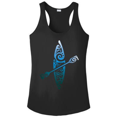 Kayaker Canoeing Paddling Boat Lover Kayak Water Sport Ladies PosiCharge Competitor Racerback Tank