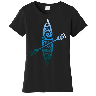 Kayaker Canoeing Paddling Boat Lover Kayak Water Sport Women's T-Shirt