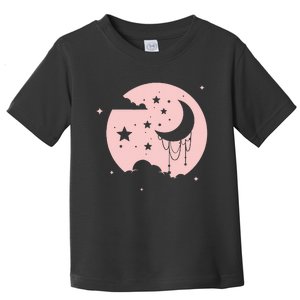 Kawaii Cute Pastel Goth Moon Toddler T-Shirt