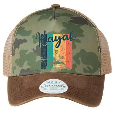 Kayak Canoe Paddleboat Water Sports Kayak Gift Legacy Tie Dye Trucker Hat
