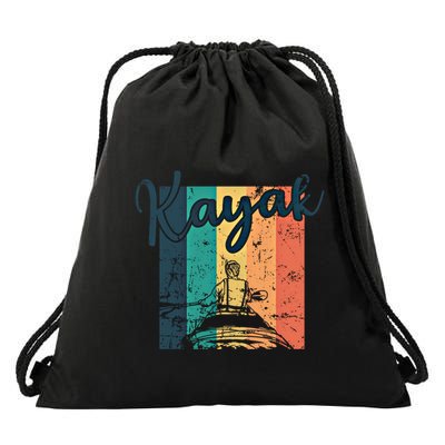 Kayak Canoe Paddleboat Water Sports Kayak Gift Drawstring Bag