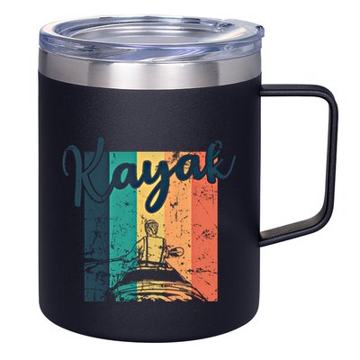 Kayak Canoe Paddleboat Water Sports Kayak Gift 12oz Stainless Steel Coffee Mug