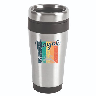 Kayak Canoe Paddleboat Water Sports Kayak Gift 16oz Travel Tumbler