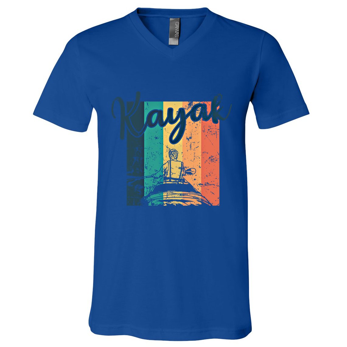 Kayak Canoe Paddleboat Water Sports Kayak Gift V-Neck T-Shirt