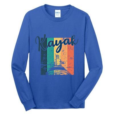 Kayak Canoe Paddleboat Water Sports Kayak Gift Tall Long Sleeve T-Shirt