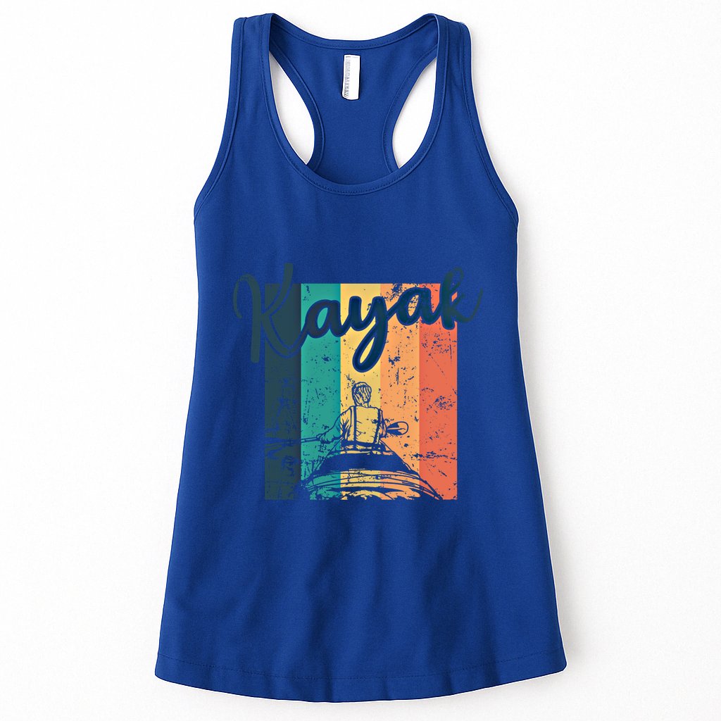 Kayak Canoe Paddleboat Water Sports Kayak Gift Womens Tank Top