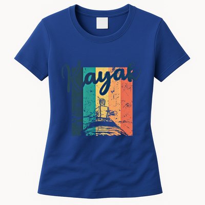 Kayak Canoe Paddleboat Water Sports Kayak Gift Womens T-Shirt