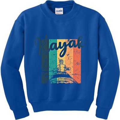 Kayak Canoe Paddleboat Water Sports Kayak Gift Kids Sweatshirt