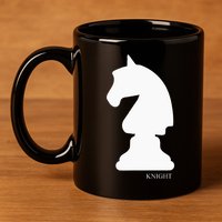 Knight Chess Piece Group Costume Chess Club Chess Board 11oz C Handle Ceramic Mug