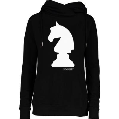 Knight Chess Piece Group Costume Chess Club Chess Board Womens Funnel Neck Pullover Hood