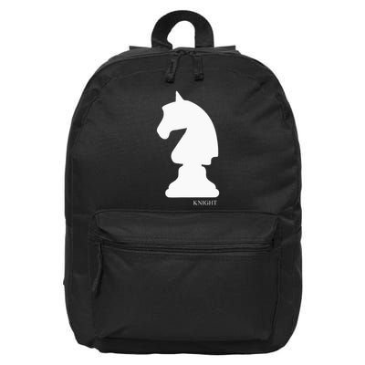 Knight Chess Piece Group Costume Chess Club Chess Board 16 in Basic Backpack