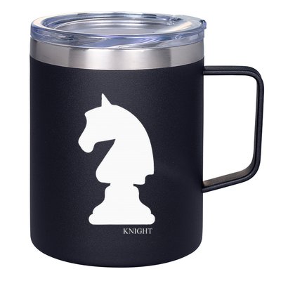Knight Chess Piece Group Costume Chess Club Chess Board 12oz Stainless Steel Coffee Mug