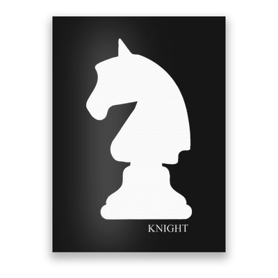 Knight Chess Piece Group Costume Chess Club Chess Board Poster