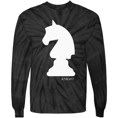 Knight Chess Piece Group Costume Chess Club Chess Board Tie-Dye Long Sleeve Shirt