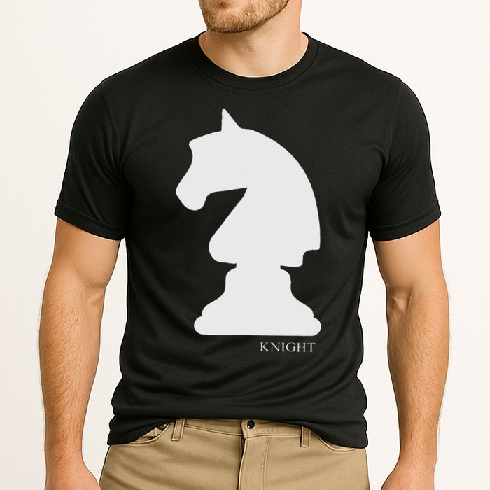 Knight Chess Piece Group Costume Chess Club Chess Board Cooling Performance Crew T-Shirt
