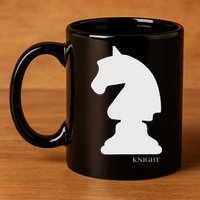Knight Chess Piece Group Costume Chess Club Chess Board 11oz C Handle Ceramic Mug