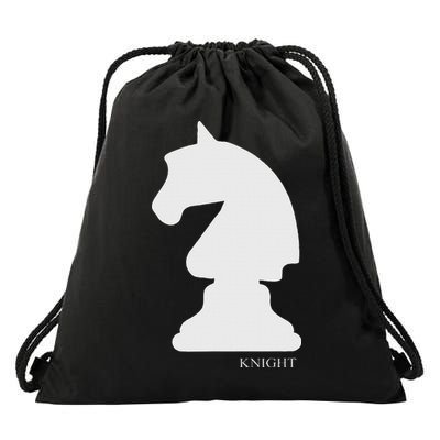 Knight Chess Piece Group Costume Chess Club Chess Board Drawstring Bag