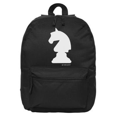 Knight Chess Piece Group Costume Chess Club Chess Board 16 in Basic Backpack