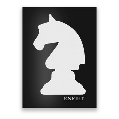 Knight Chess Piece Group Costume Chess Club Chess Board Poster
