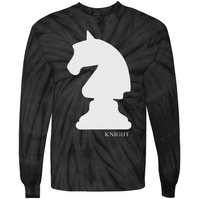 Knight Chess Piece Group Costume Chess Club Chess Board Tie-Dye Long Sleeve Shirt