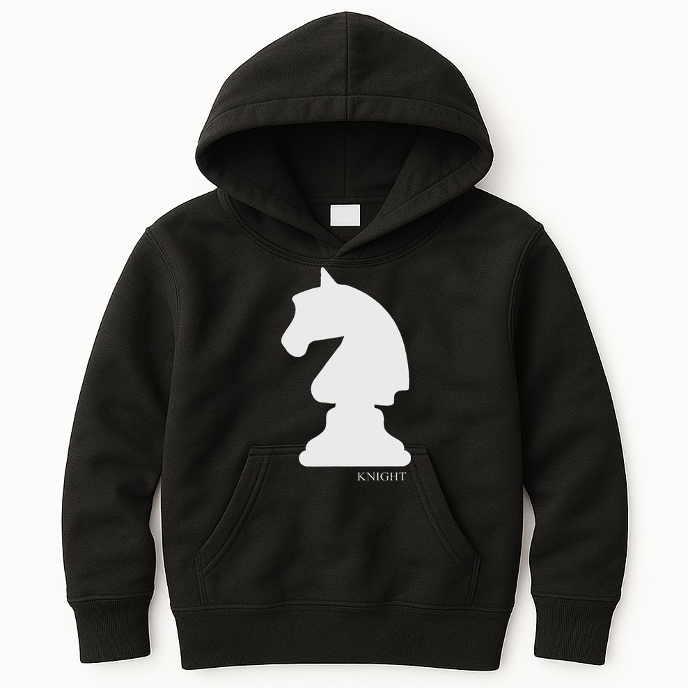 Knight Chess Piece Group Costume Chess Club Chess Board Kids Hoodie