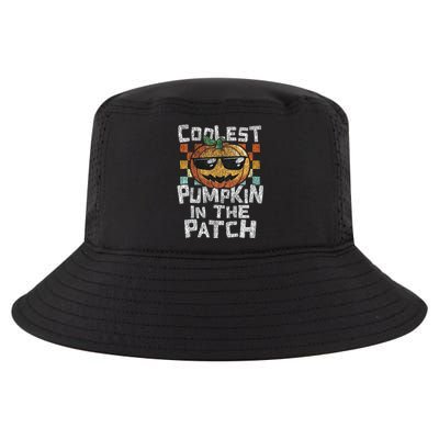 Kids Coolest Pumpkin In The Patch Halloween Girls Cool Comfort Performance Bucket Hat