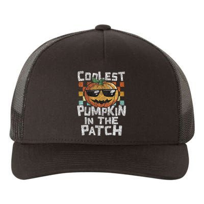 Kids Coolest Pumpkin In The Patch Halloween Girls Yupoong Adult 5-Panel Trucker Hat