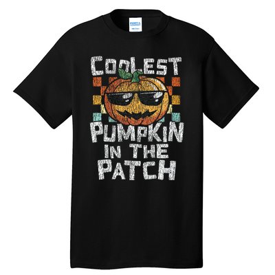 Kids Coolest Pumpkin In The Patch Halloween Girls Tall T-Shirt