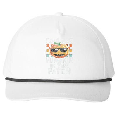 Kids Coolest Pumpkin In The Patch Halloween Girls Snapback Five-Panel Rope Hat