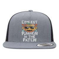 Kids Coolest Pumpkin In The Patch Halloween Girls Flat Bill Trucker Hat