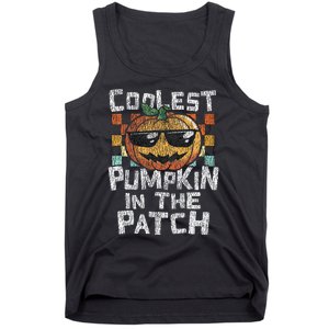 Kids Coolest Pumpkin In The Patch Halloween Girls Tank Top