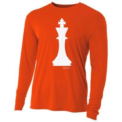 King Chess Piece Halloween Costume Chess Club Cooling Performance Long Sleeve Crew