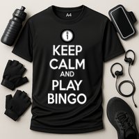 Keep Calm And Play Bingo Performance Shirt