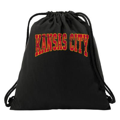 Kansas City Retro Classic Drawstring Bag