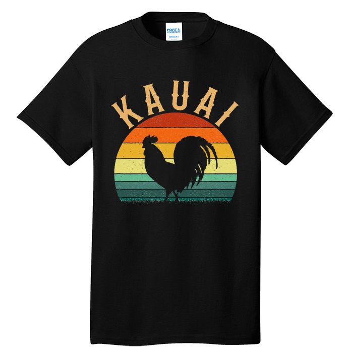 kauai chicken rooster hawaii Tall T-Shirt