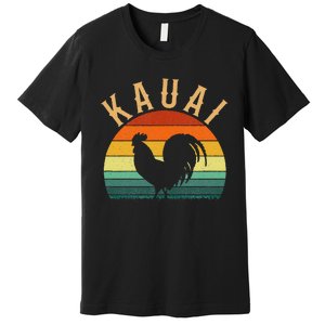 kauai chicken rooster hawaii Premium T-Shirt