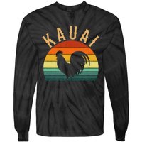 kauai chicken rooster hawaii Tie-Dye Long Sleeve Shirt