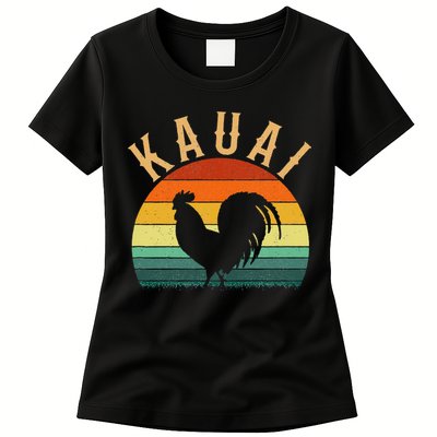 kauai chicken rooster hawaii Womens T-Shirt