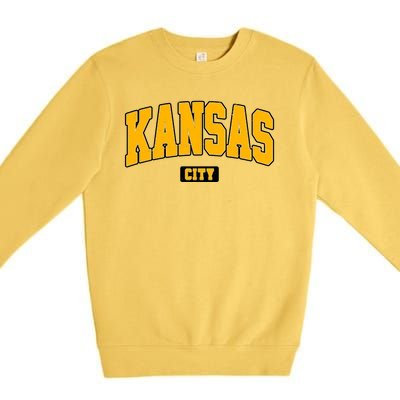 Kansas City Retro Vintage Premium Crewneck Sweatshirt